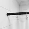 Карниз для ванной комнаты черный Milardo (014A200M14)