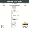 Светильник уличный настенный FUMAGALLI FRANCA 90-2L WALL 3A7.003.000.AXU2L
