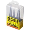 Набор ступенчатых сверл по сталям и цвет.мет STAYER 3 шт., HSS 29660-3-20-H3