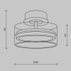 Потолочный светильник Maytoni Dress code MOD348CL-L18BBS3K