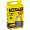 Замок навесной TOPLock STAYER 60х50х25 мм, металлический корпус, закаленная дужка 37160-60