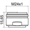 Аэратор NEOPERL CASCADE D.24 Lemark внутр (NP13301-BL)