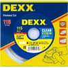 Круг отрезной для УШМ DEXX Ø 115х22.2 мм, алмазный, сплошной 36703-115_z01