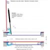 Люк под плитку ПЕРИМЕТР 600х600 мм напольный, углом (незаполняемый, с амортизаторами и фиксирующими элементами)