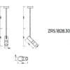 Подвесной светильник Zortes Tweeny ZRS.1828.30