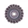 Щетка для УШМ Heavy Duty, 80 мм, М14, чашка, крученая проволока 0,5 мм Matrix 74670