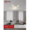 Светильник светодиодный IN HOME ELEGANT ORBIT 120Вт 230В 3000-6500K 8400Лм 925х810х120мм c пультом ДУ белый 4690612051574