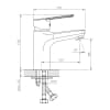 Смеситель для раковины DECOROOM DR22 (DR22011)