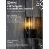 Светильник уличный настенный односторонний IN HOME НБУ SMOKY-1хA60-BL алюминиевый черный IP54 4690612052892