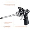 Пистолет для монтажной пены KRAFTOOL цельнометаллический Super-Kraft 06853