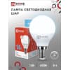 Лампа светодиодная IN HOME LED-ШАР-VC 14Вт 230В E14 6500K 1330Лм 4690612047850