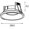 Точечный светильник 7010 IT07-7010 white Italline