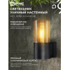 Светильник уличный настенный односторонний IN HOME НБУ AMBER-1хA60-BL алюминиевый черный IP54 4690612052878