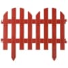 Забор декоративный GRINDA 28х300 см, терракот ПАЛИСАДНИК 422205-T