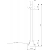 Наземный светильник Elektrostandard Rone 35175/S черный