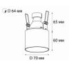 Точечный светильник DL 3024 DL 3025 white Italline