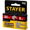 STAYER 8 мм скобы для степлера тонкие тип 53, 1000 шт 3159-08_z02