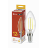 Лампа светодиодная IN HOME LED-СВЕЧА-deco 12Вт 230В Е14 3000К 1350Лм прозрачная 4690612053660