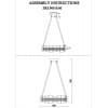 Подвесной светильник Zortes Cloud-Stone ZRS.90610.60