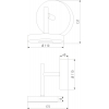 Настенный светильник уличный Elektrostandard Verano 35185/D черый