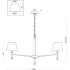 Подвесная люстра Rosemary FR5190PL-07BS1 Freya