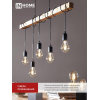 Лампа светодиодная IN HOME LED-A60-deco 4PACK 11Вт 230В Е27 4000К 1160Лм (4шт./упак) прозрачная 4690612053417