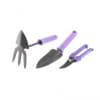 Набор садового инструмента с секатором, пластиковые рукоятки, 3 предмета, Standard, Palisad 62904