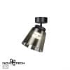 Светильник накладной светодиодный IP20 LED 4000K 24W 175-245V ARTIK 358644 OVER NT21 000 корпус черный/плафон дымчатый   NOVOTECH ARTIK 358644