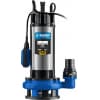 Дренажный насос для грязной воды ЗУБР с большим напором, 800 Вт, Профессионал НПГ-Т5-1500