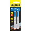 STAYER T118GF, полотна для эл/лобзика, Bi-Metal, по металлу (0,5-1,5мм), Т-хвостовик, шаг 1,1мм, 50мм, 2шт, STAYER Professional 15994-1.1_z02