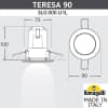 Уличный встраиваемы светильник FUMAGALLI TERESA 90 3L0.000.000.WYU1L