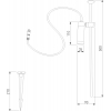 Грунтовый светильник Elektrostandard Covert 35173/S черный