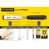 Набор стамесок STAYER 6/12/18/25 мм, 4 шт. 1820-H4