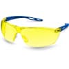 Защитные жёлтые очки ЗУБР БОЛИД сферические линзы устойчивые к запотеванию, открытого типа 110486