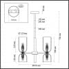 Люстра подвесная ODEON LIGHT ORINOCO 4798/8