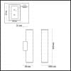 Настенный светильник ODEON LIGHT DARIO 4245/2WA