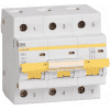 Автоматический выключатель IEK ВА47-100 3Р 63А 10кА х-ка D MVA40-3-063-D