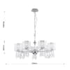 Подвесная люстра Ventus 2869-7P Favourite