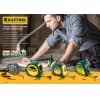 Рулетка KRAFTOOL 5 м х 19 м, особопроч корпус, Mg сплав, нейлон покрытие, суперкомпакт размер, 34129-05-19