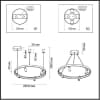 Подвесной светильник Odeon Light Fonda 4317/58L