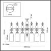 Потолочная люстра Odeon Light Bizet 4893/7C