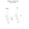 Подвесной светильник Zortes Ice Cube ZRS.1005.03