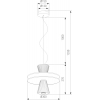 Подвесной светильник Eurosvet Titania 40028/1 LED белый