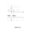 Смеситель для ванны с душем TSARSBERG TSB-950-1243 тип См-ВУОРНШлА