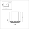 Точечный светильник Odeon Small 7092/8CL