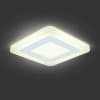 Встраиваемый светильник Gauss Backlight BL120 белый 3+3W Led 3000K
