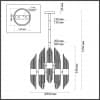 Люстра подвесная ODEON LIGHT FLAMBI 4847/18