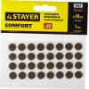 Накладки самоклеящиеся на мебельные ножки STAYER 32 шт., 10 мм, фетровые 40910-10
