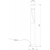 Наземный светильник Elektrostandard Recess 35177/F черный