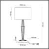 Интерьерная настольная лампа Odeon Light Latte 5403/1T